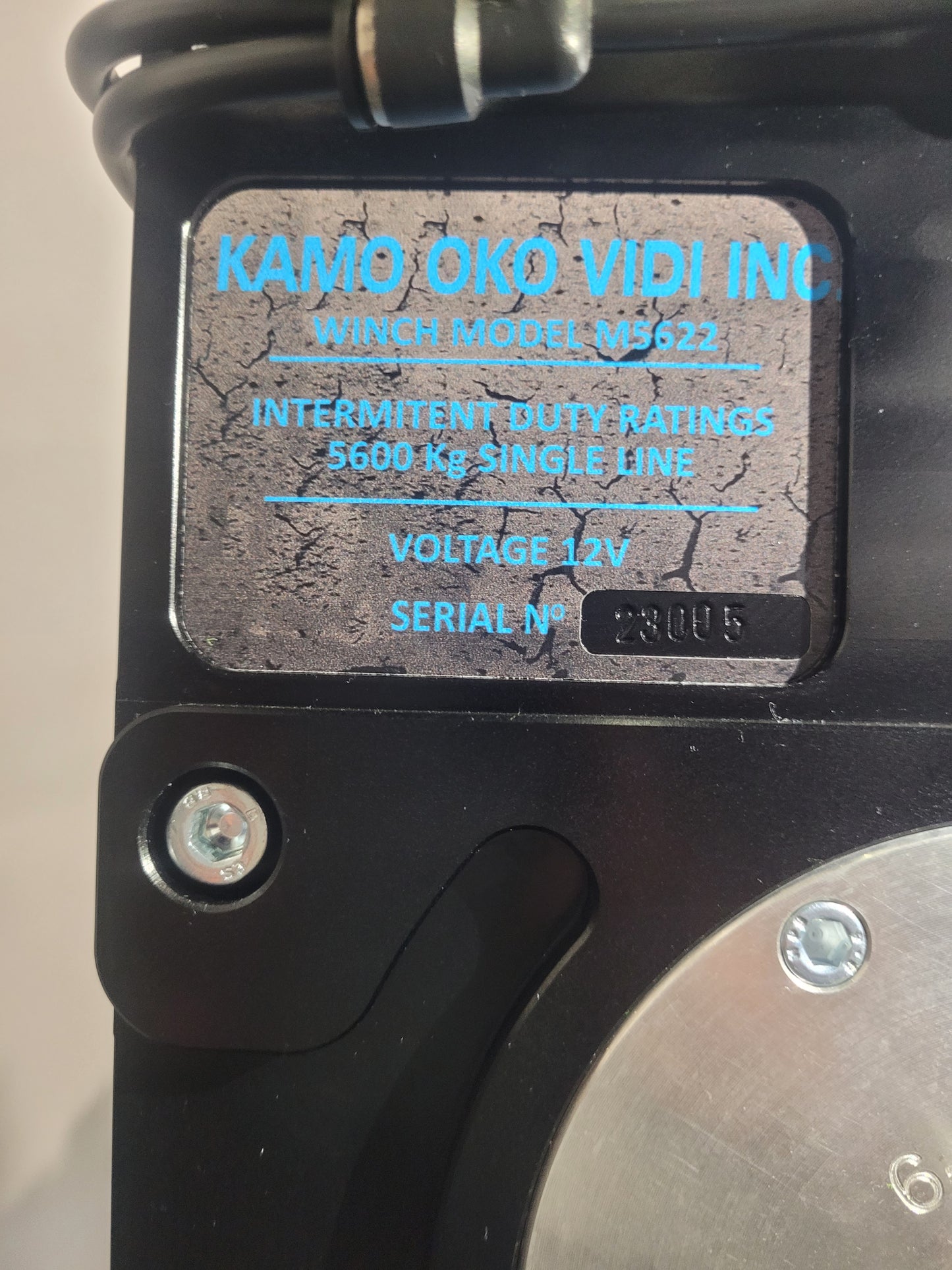 Kamo Oko Vidi Twin Motor Twin Speed Competition Winch M5622