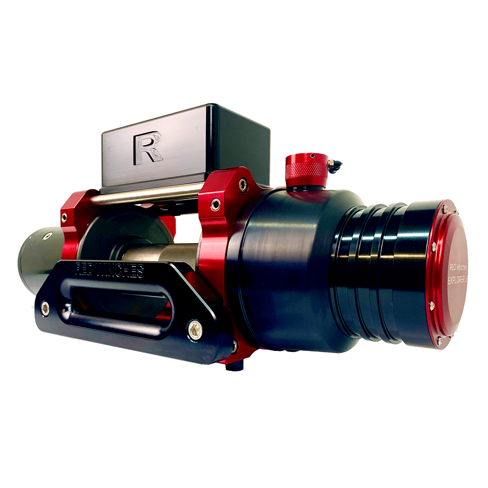 RED WINCHES EXPLORER 2 (12V) 7,500KG (16,000 LBS) TITAN