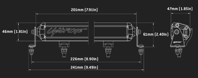 Lightforce Viper 6 Inch Single Row LED Light Bar