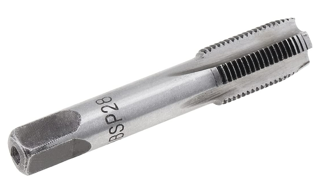 1/8" BSP Thread-Cutting Tap – High-Speed Steel (HSS)