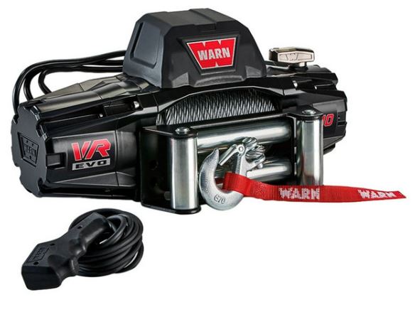 WARN VR EVO 10 with Steel Rope And Roller Fairlead