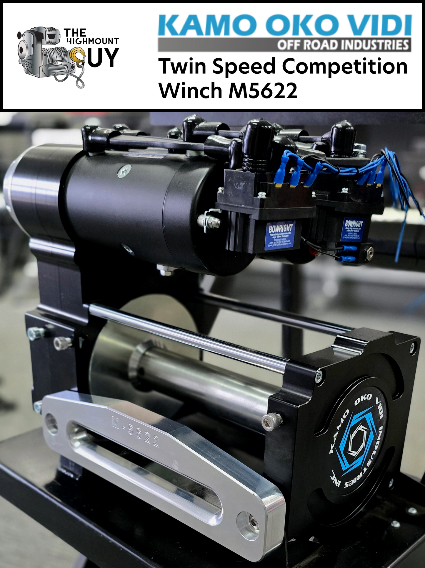 Kamo Oko Vidi Twin Motor Twin Speed Competition Winch M5622