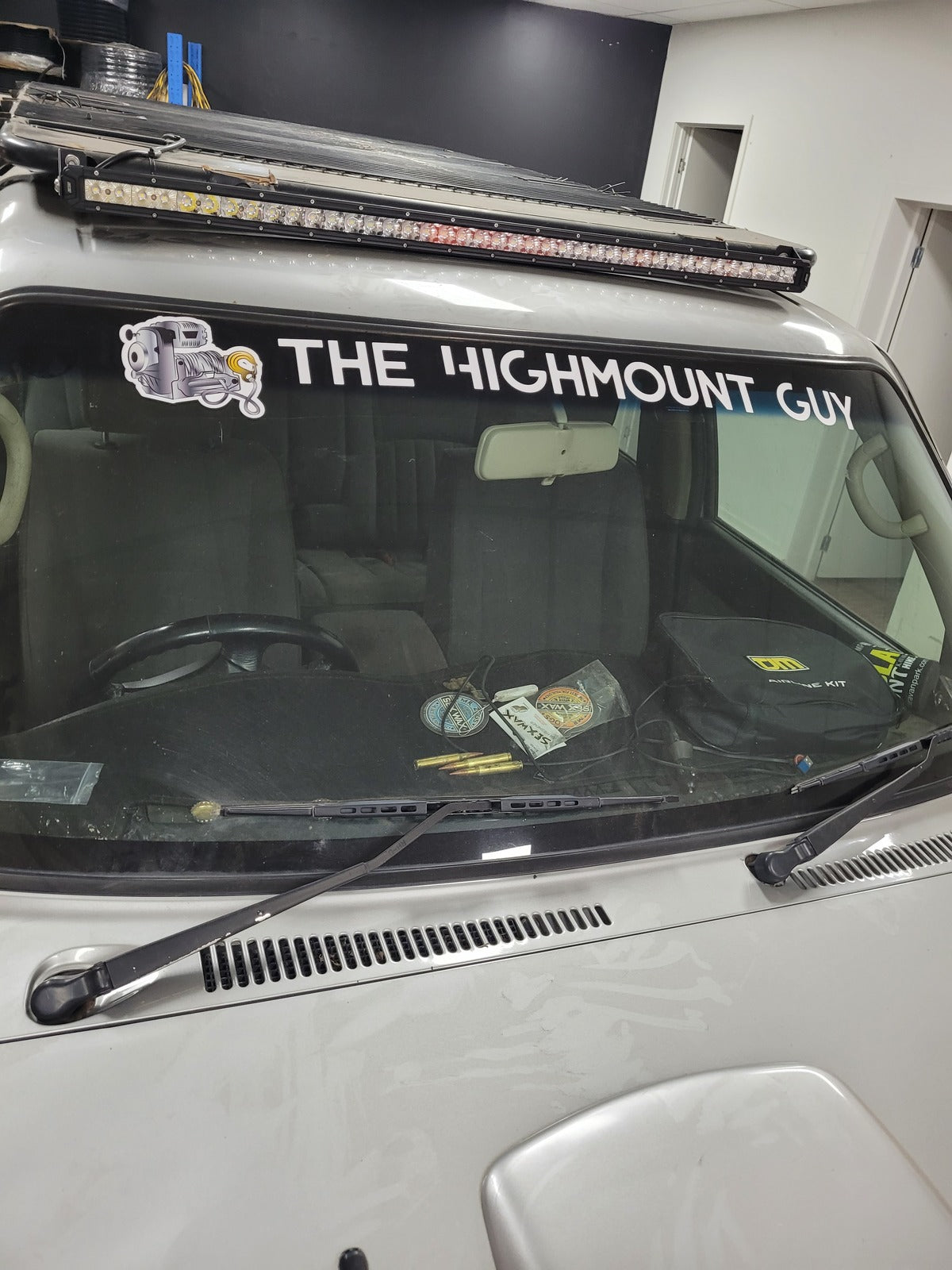The Highmount Guy Windscreen Decal