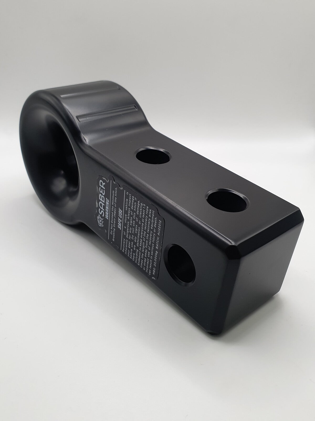 Saber Offroad 7075 Alloy Recovery Hitch - BLACK