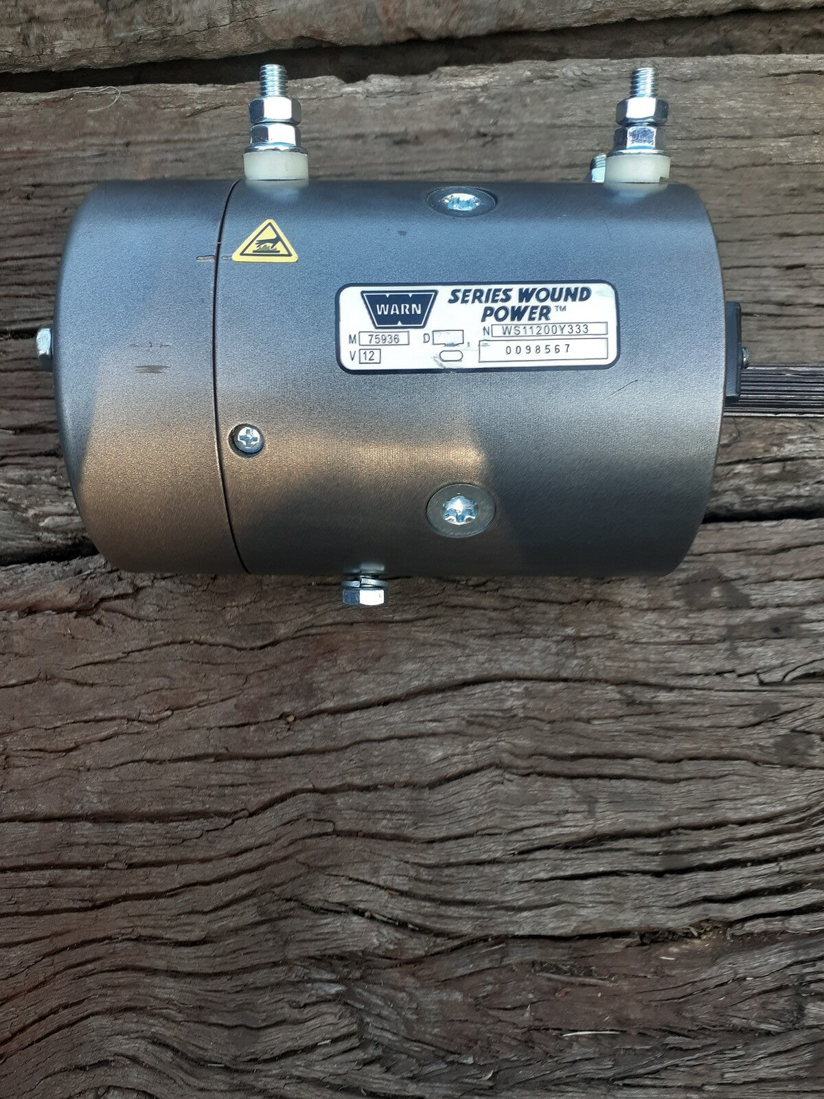 Warn 4.6HP 12V motor
