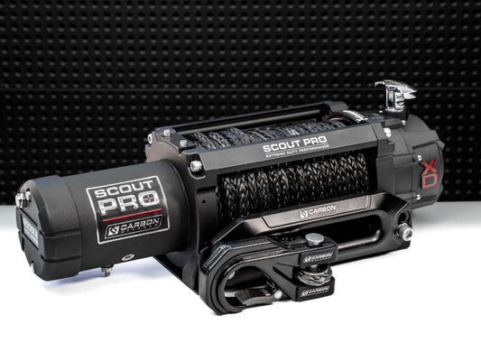 Carbon Scout Pro 15000lb Extreme Duty Electric Winch V3 IP68