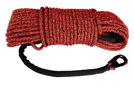 Carbon 11mm X 40m Double Braided Dual Layer Winch Rope