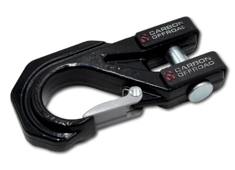 Carbon Offroad Mega Pro Winch Hook - Black