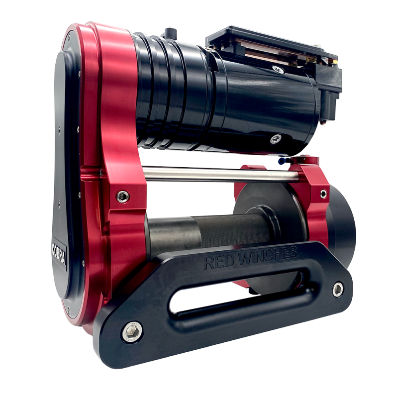 RED WINCHES COBRA 2 (12V) STD DRUM 2,000KG (4,400 LBS) OVERDRIVE