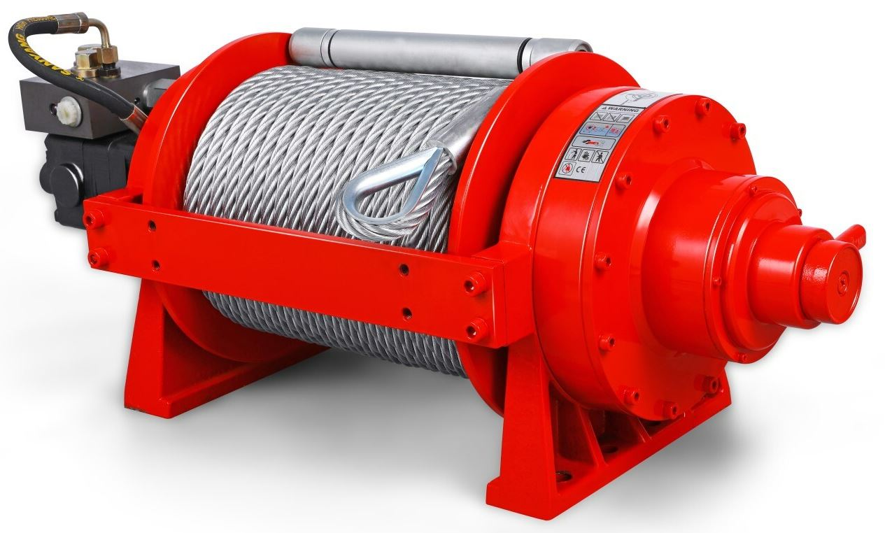 RUNVA HWP20000YP HYDRAULIC WINCH WITH STEEL CABLE