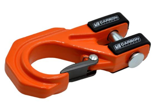 Carbon Offroad Mega Pro Winch Hook - Orange