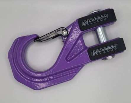Carbon Offroad Mega Pro Winch Hook - Purple
