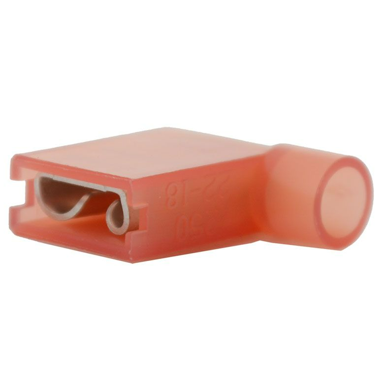 Right Angle Spade Terminal - RED