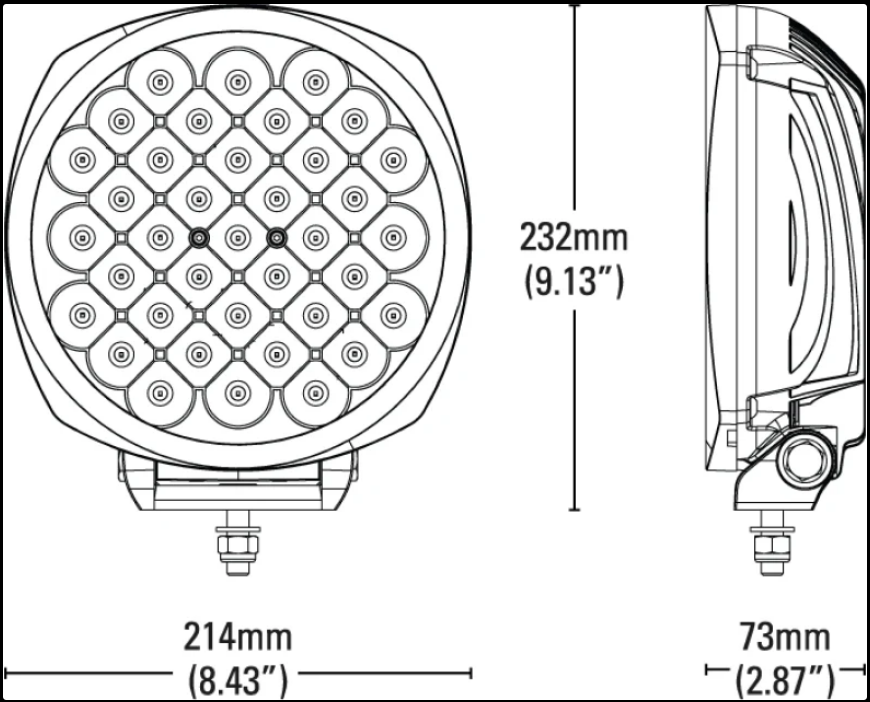 Lightforce Genesis Professional Edition LED Driving Light
