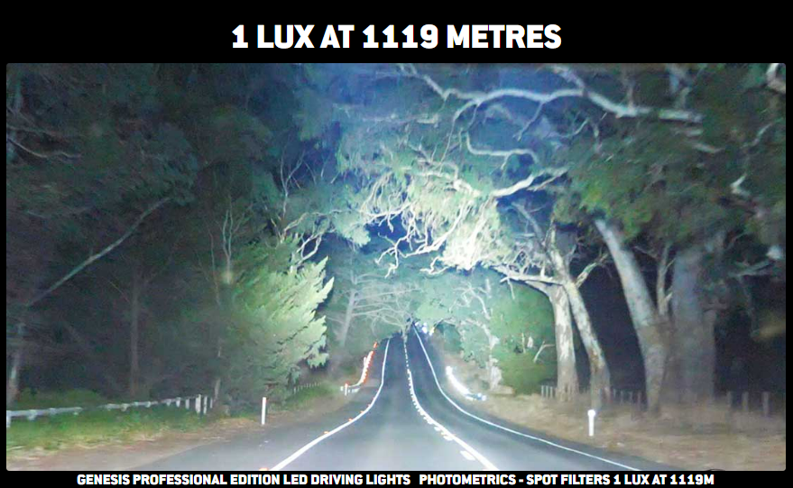 Lightforce Genesis Professional Edition LED Driving Light - Chrome