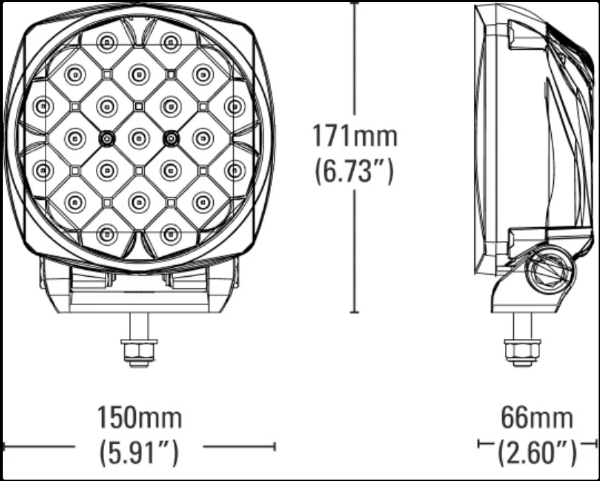 Lightforce Venom Professional Edition LED Driving Light