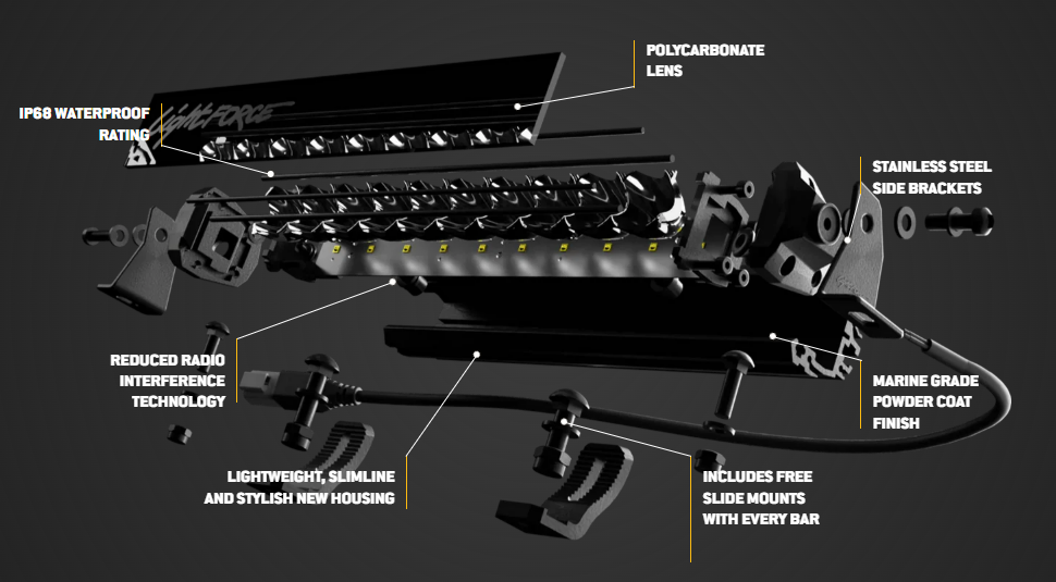 Lightforce Viper 6 Inch Single Row LED Light Bar