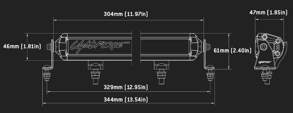 Lightforce Viper 10 Inch Single Row LED Light Bar