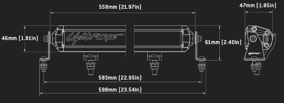 Lightforce Viper 20 Inch Single Row LED Light Bar