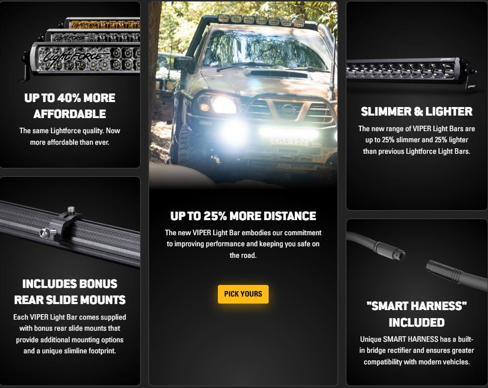 Lightforce Viper 20 Inch Dual Row LED Light Bar