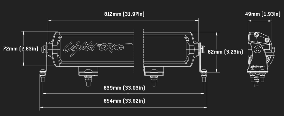 Lightforce Viper 30 Inch Dual Row LED Light Bar
