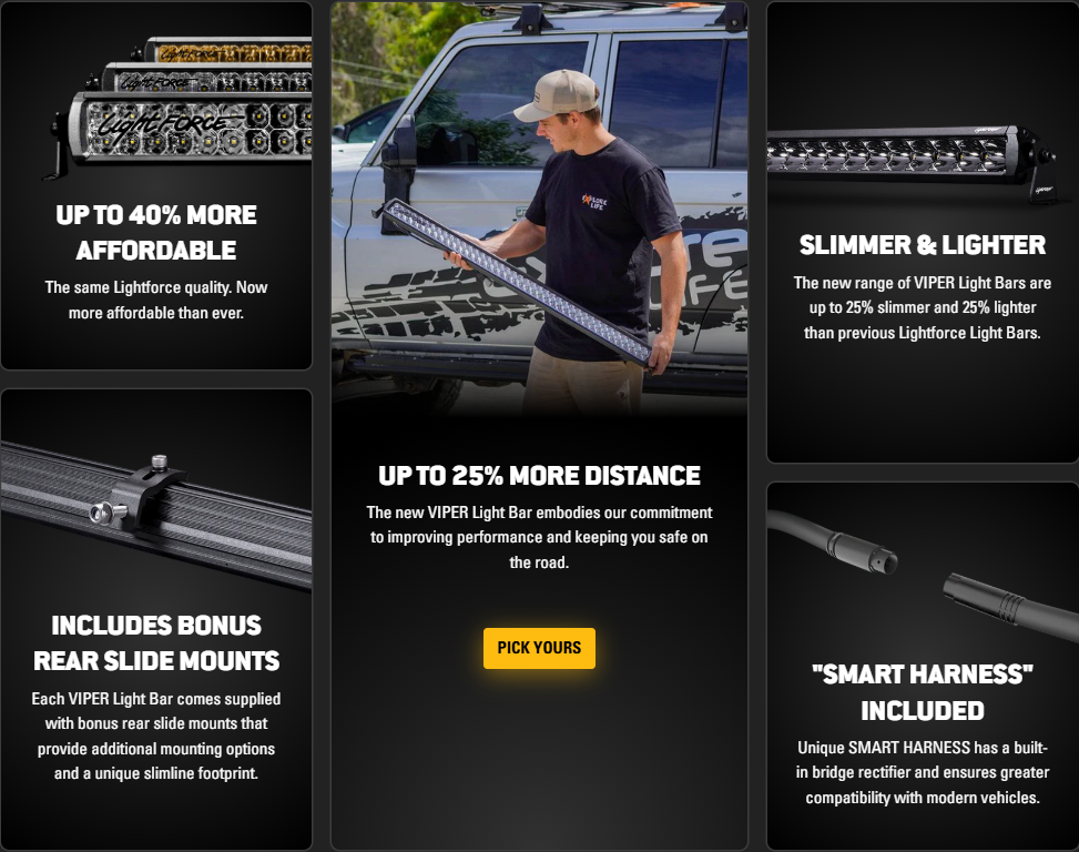 Lightforce Viper 40 Inch Dual Row LED Light Bar