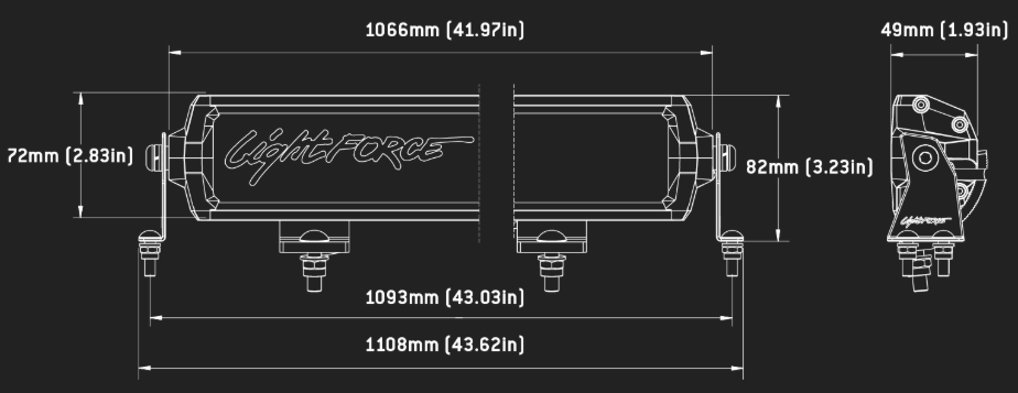 Lightforce Viper 40 Inch Dual Row LED Light Bar