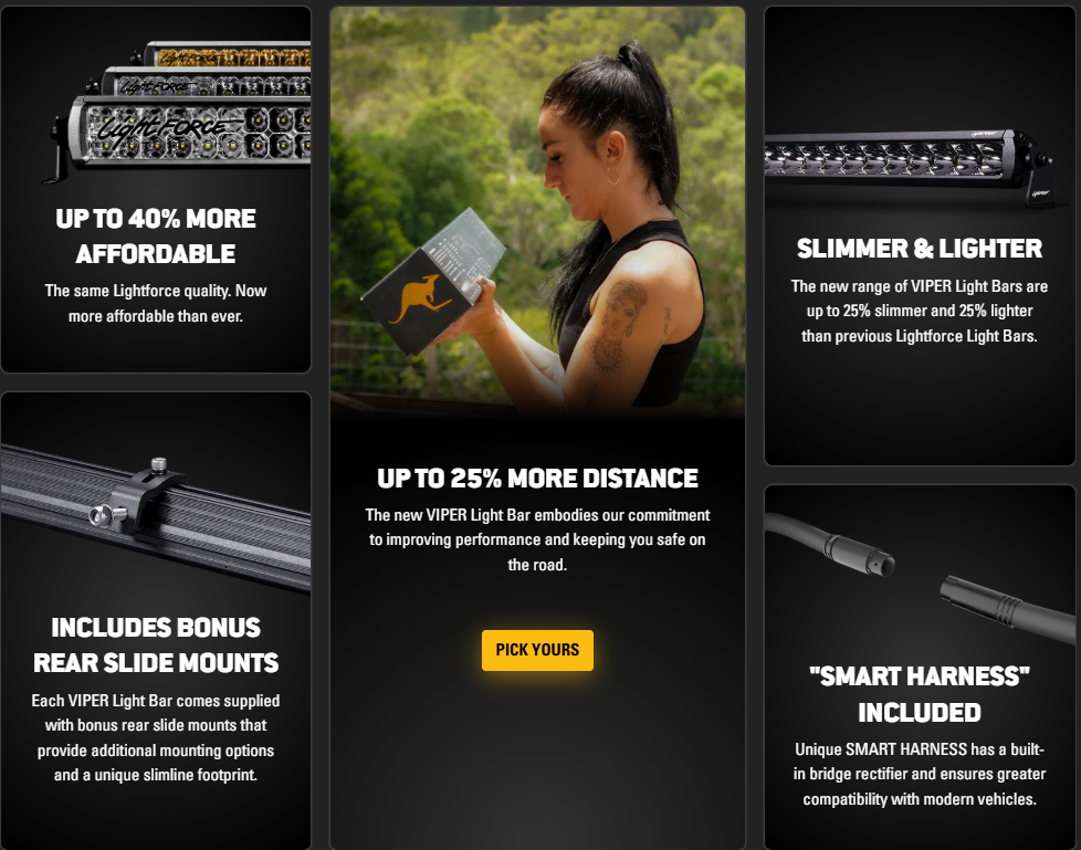 Lightforce Viper 50 Inch Dual Row LED Light Bar