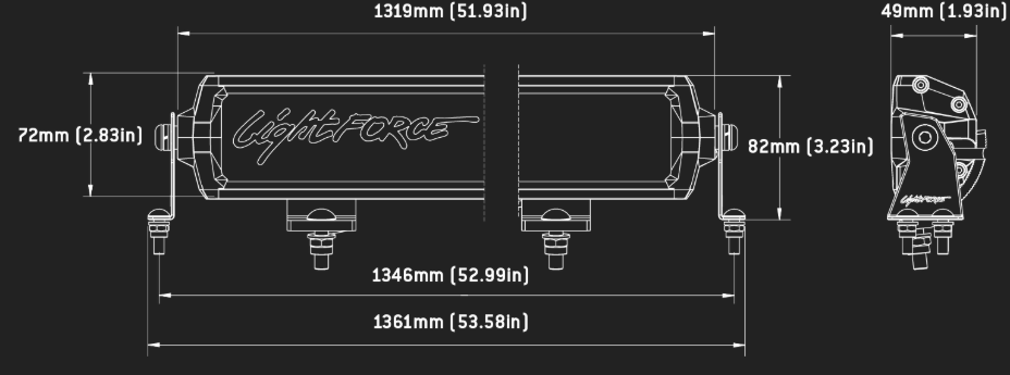 Lightforce Viper 50 Inch Dual Row LED Light Bar