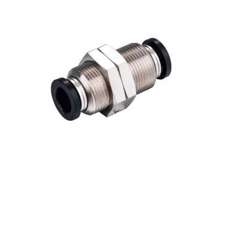 Bulkhead push-to-connect air fitting 6mm