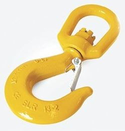 5.3T - 13mm Eye swivel sling hook with safety latch