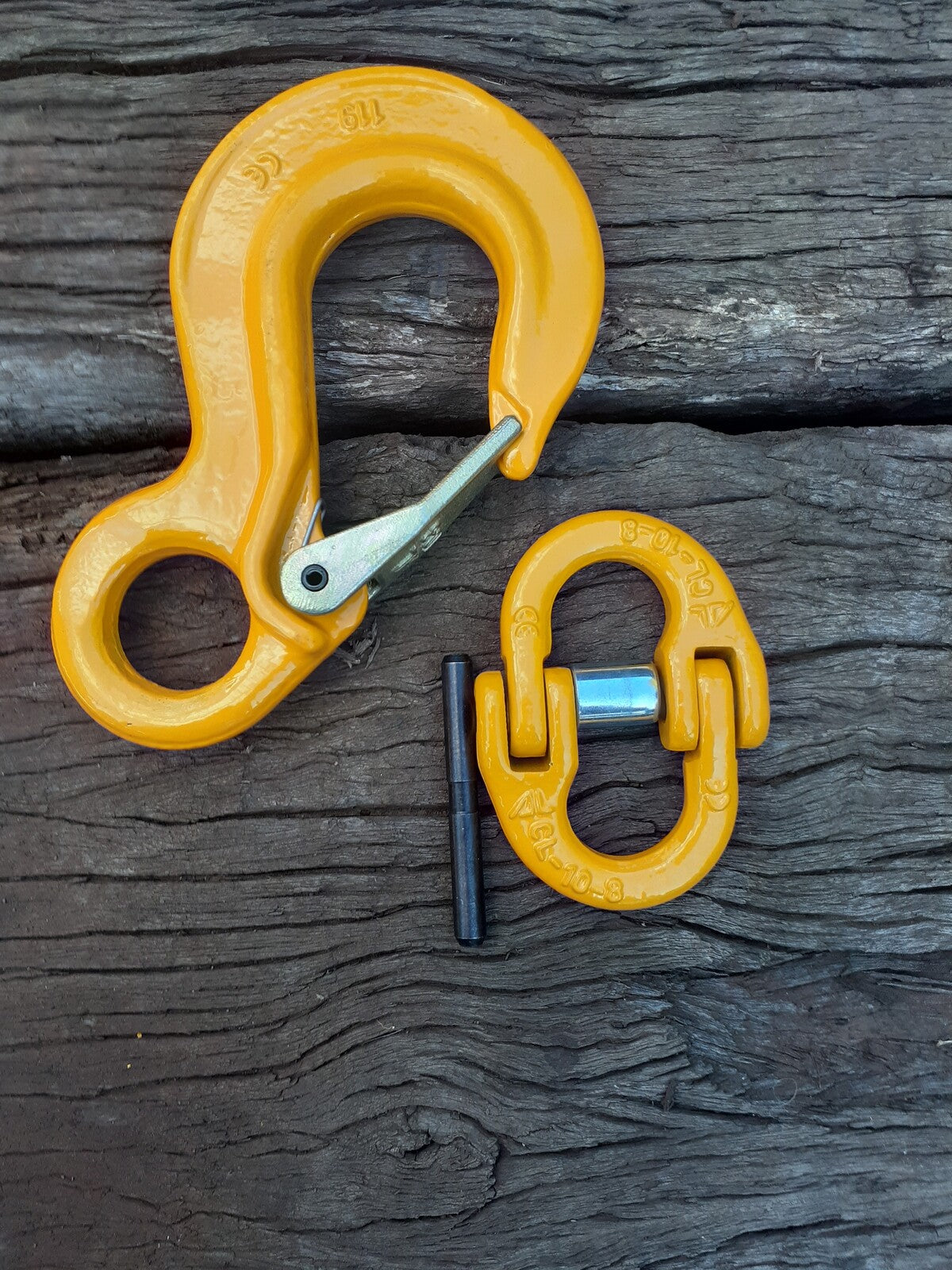 10mm 3.2T Rated Sling Hook and Hammerlock combo