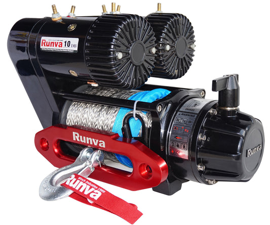 RUNVA EWS10000 PREMIUM 12V WITH SYNTHETIC ROPE - FULL IP67 PROTECTION