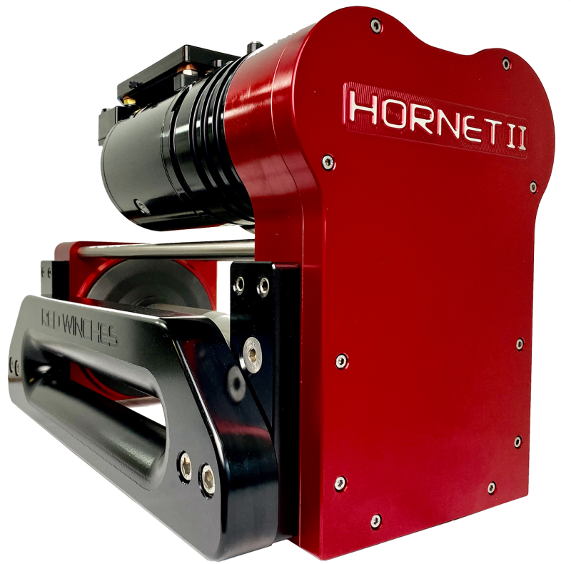 Red Winches Hornet 2 +76mm, 12v, 4500kg (10,000lbs) STD Gearing