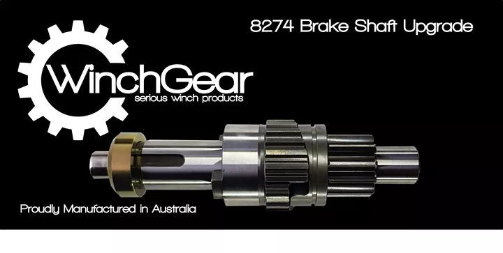 WinchGear HD brakeshaft WITHOUT large cam