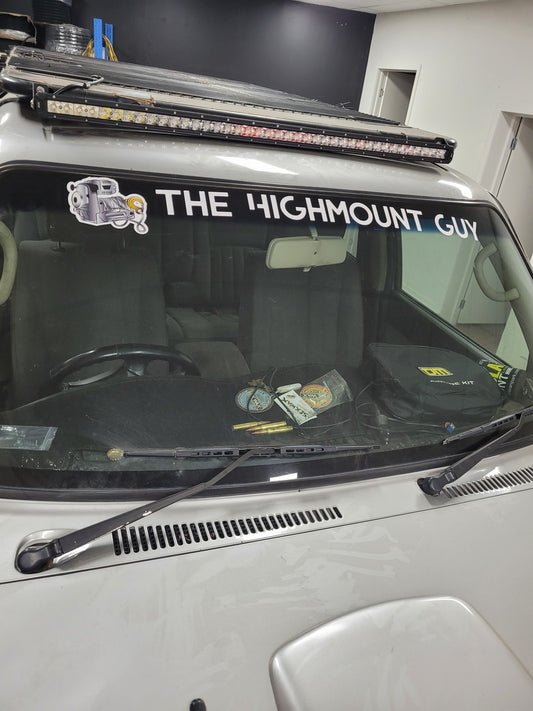 The Highmount Guy Windscreen Decal