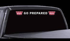 Warn Windscreen Decal