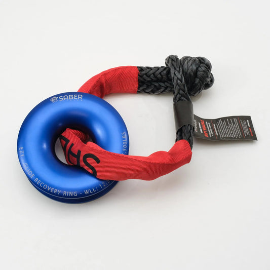 Saber Offroad Ezy-Glide Recovery Ring And 18K Sheath Soft Shackle Kit