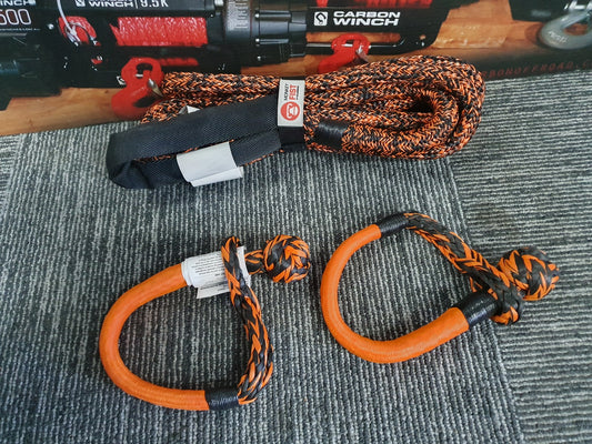 Carbon 4m 14000kg Bridle Rope and 2 x Soft Shackle Combo Deal