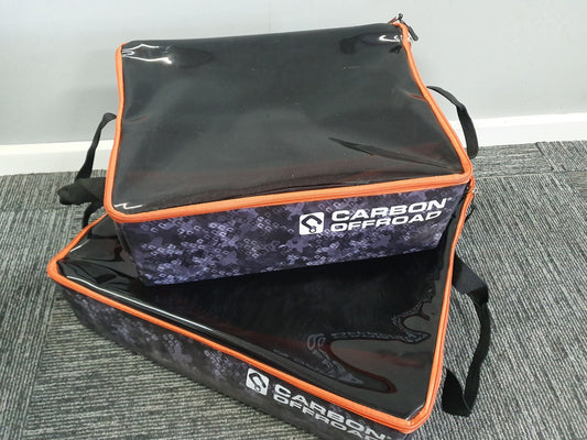 2 x Carbon Gear Cube Storage and Recovery Bag Combo - Compact and large size