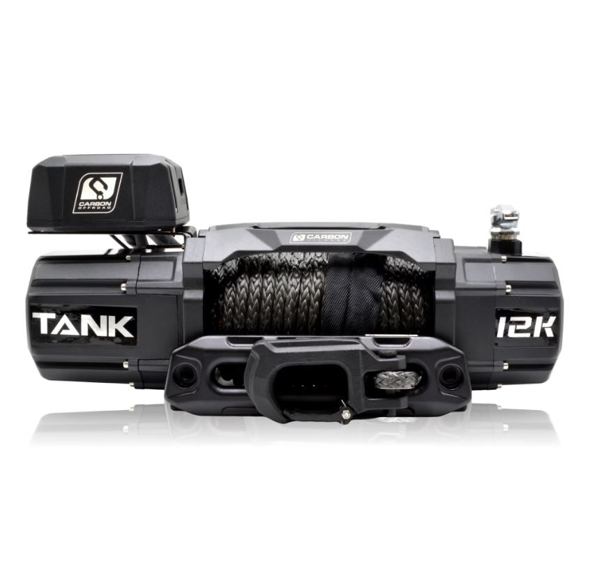 Carbon Tank 12000lb 4x4 Winch Kit IP68 12V