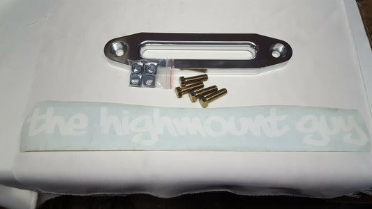 Aluminium Hawse Fairlead Winch Alloy Synthetic Dyneema Rope 4X4 4WD MOUNT kit